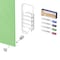 Ghent Harmony Glass Board, 4x5 ft., Square, Green, Glass, 48", 60", Green HMYSN45GN - alternate 5